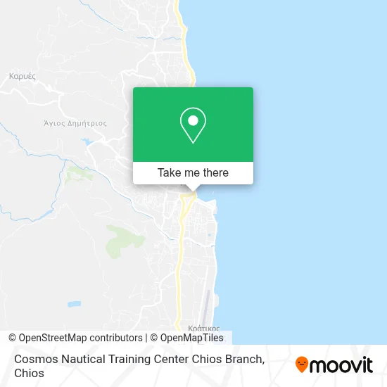 Cosmos Nautical Training Center Chios Branch map