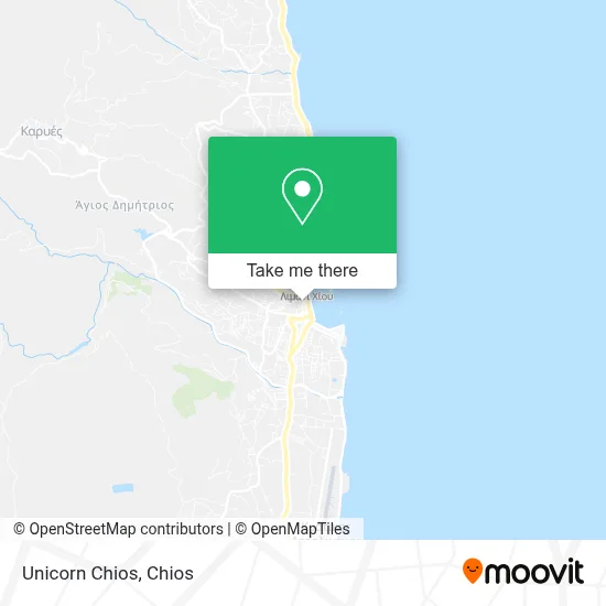 Unicorn Chios map