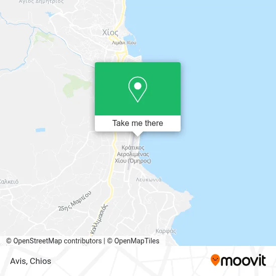 Avis map