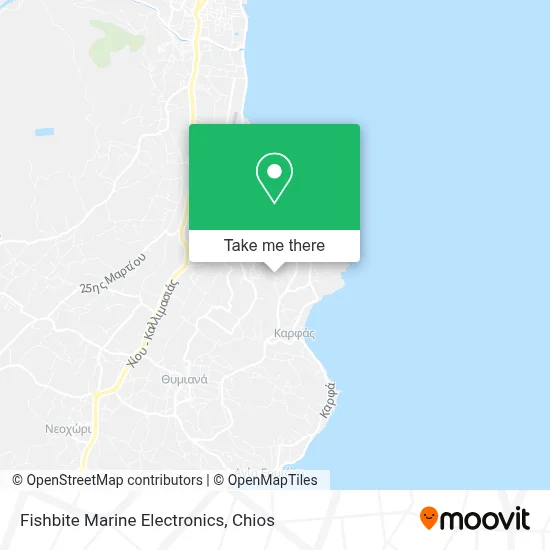 Fishbite Marine Electronics map