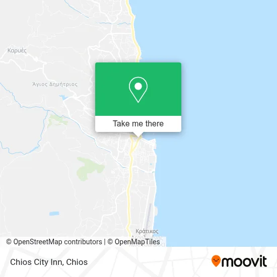 Chios City Inn map