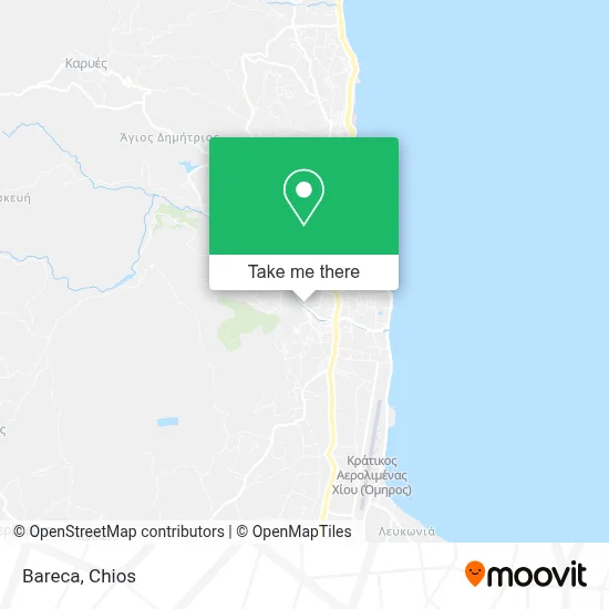 Bareca map