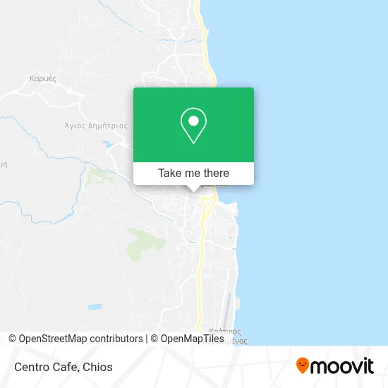 Centro Cafe map