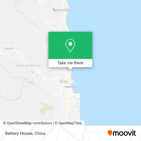 Battery House map