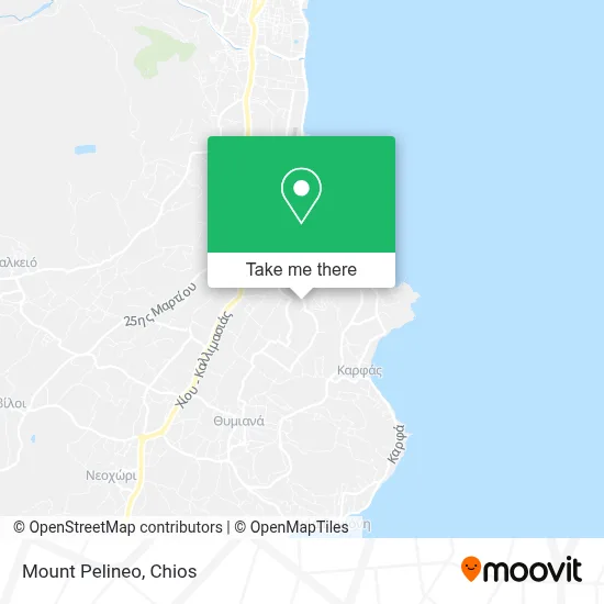 Mount Pelineo map
