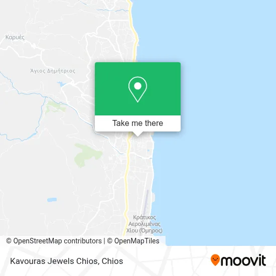 Kavouras Jewels Chios map
