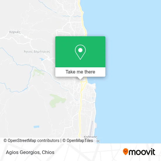 Agios Georgios map