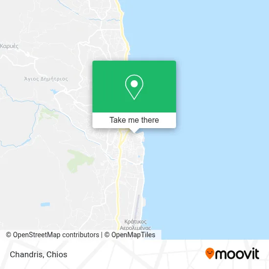 Chandris map