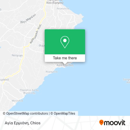 Αγία Ερμιόνη map