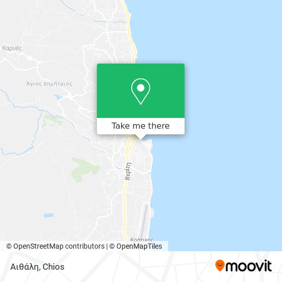 Αιθάλη map