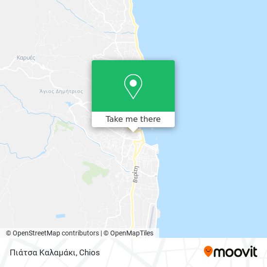 Πιάτσα Καλαμάκι map