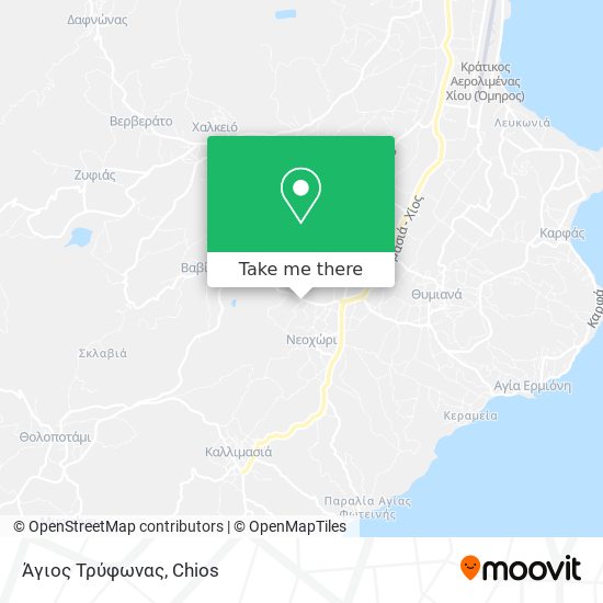 Άγιος Τρύφωνας map