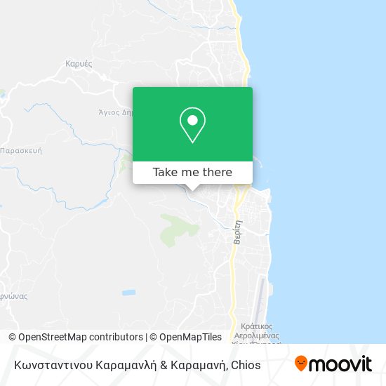 Κωνσταντινου Καραμανλή & Καραμανή map
