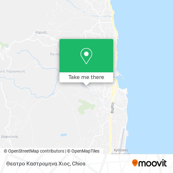 Θεατρο Καστρομηνα Χιος map
