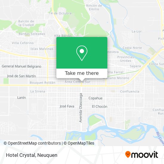 Mapa de Hotel Crystal