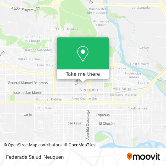 Mapa de Federada Salud