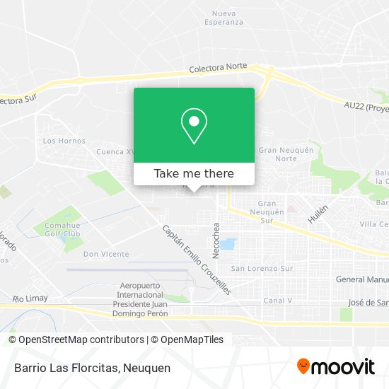 Mapa de Barrio Las Florcitas