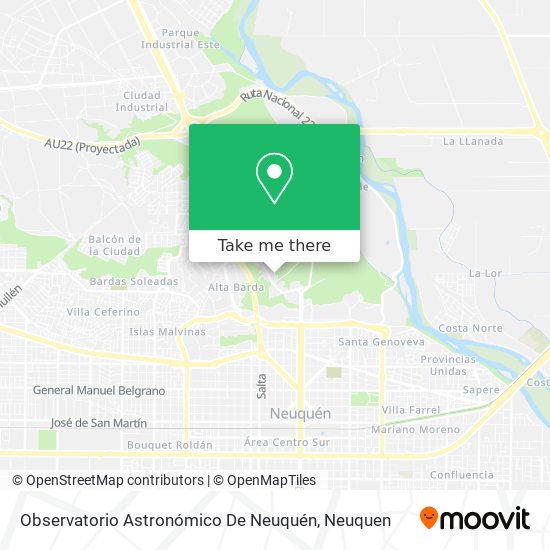 Observatorio Astronómico De Neuquén map