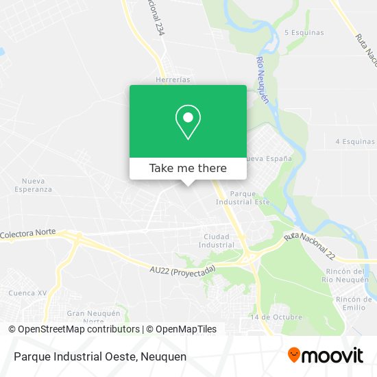 Parque Industrial Oeste map
