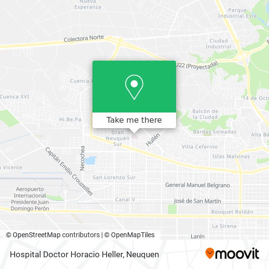Hospital Doctor Horacio Heller map