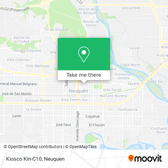 Mapa de Kiosco Kin-C10