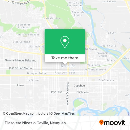 Plazoleta Nicasio Cavilla map