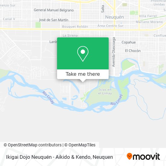 Ikigai Dojo Neuquén - Aikido & Kendo map