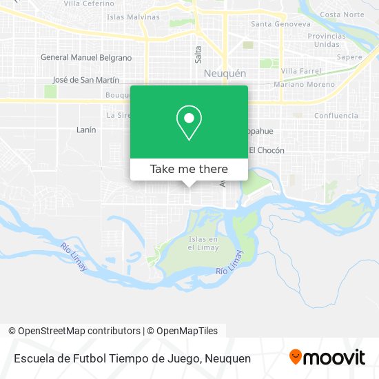 Escuela de Futbol Tiempo de Juego map