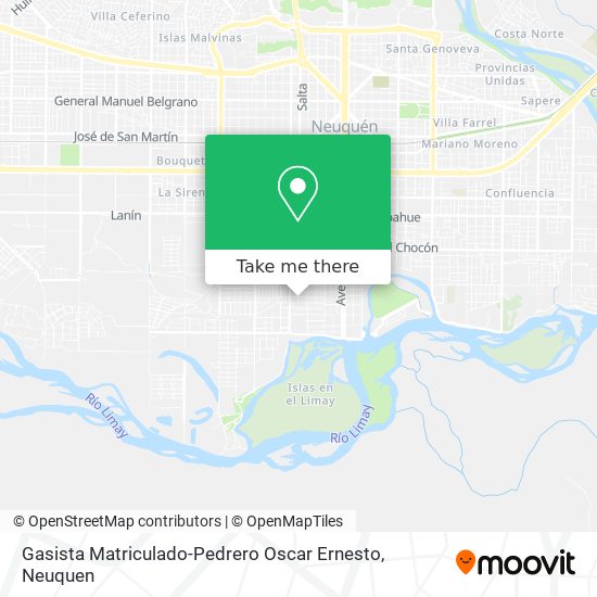 Gasista Matriculado-Pedrero Oscar Ernesto map