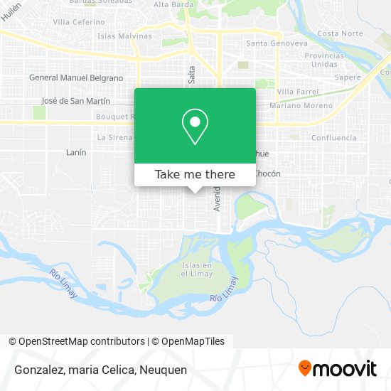 Gonzalez, maria Celica map