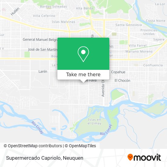 Supermercado Capriolo map