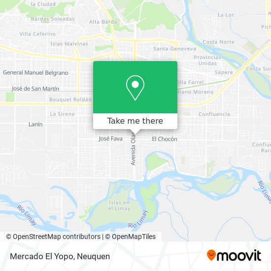 Mapa de Mercado El Yopo