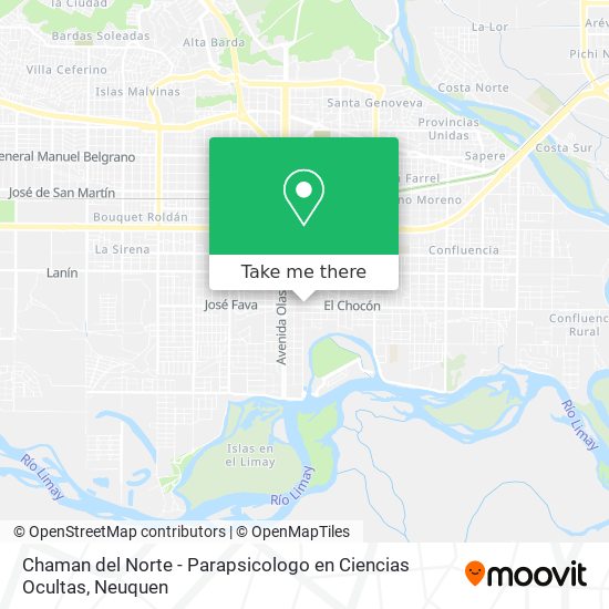 Mapa de Chaman del Norte - Parapsicologo en Ciencias Ocultas