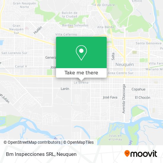 Mapa de Bm Inspecciones SRL