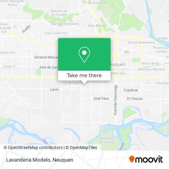 Lavanderia Modelo map