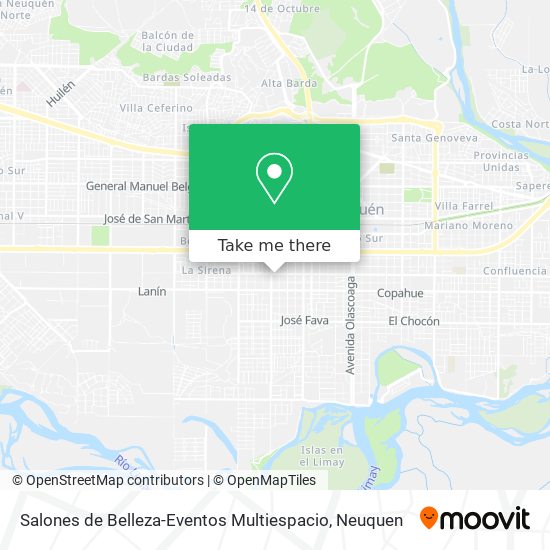 Salones de Belleza-Eventos Multiespacio map