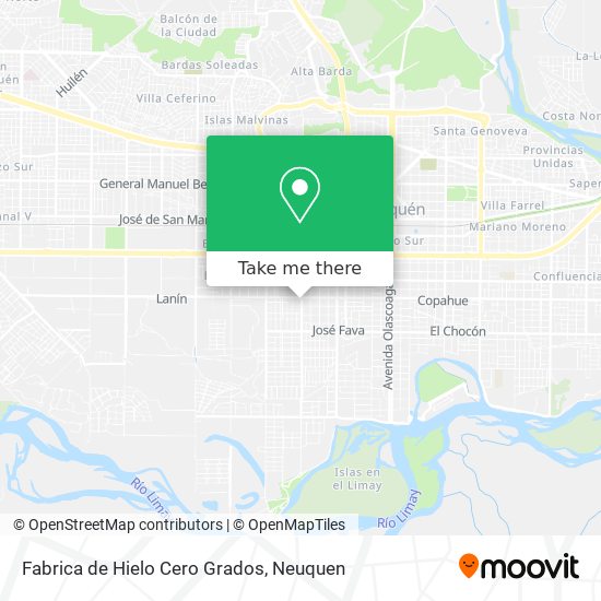 Fabrica de Hielo Cero Grados map