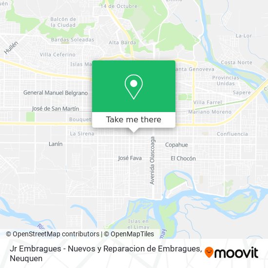 Mapa de Jr Embragues - Nuevos y Reparacion de Embragues