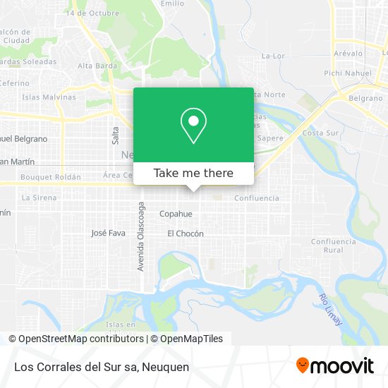 Los Corrales del Sur sa map