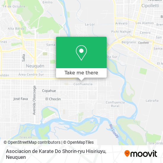 Mapa de Asociacion de Karate Do Shorin-ryu Hisiriuyu
