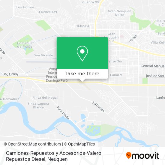 Mapa de Camiones-Repuestos y Accesorios-Valero Repuestos Diesel