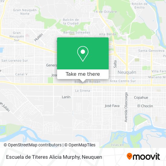 Escuela de Títeres Alicia Murphy map