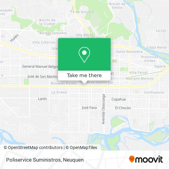 Poliservice Suministros map
