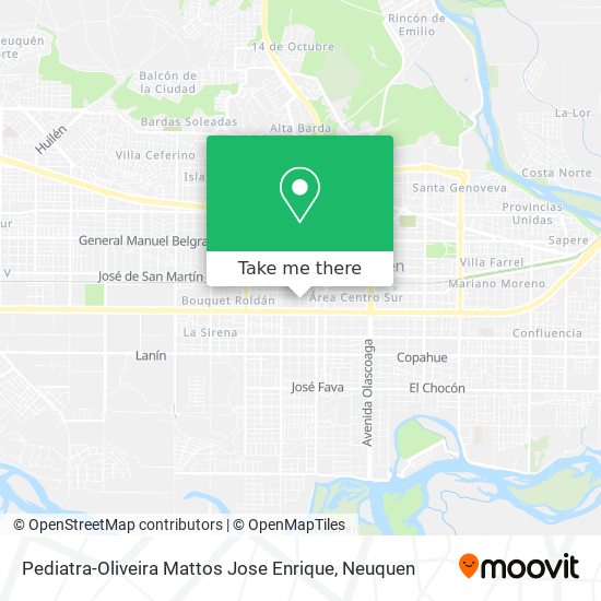 Pediatra-Oliveira Mattos Jose Enrique map
