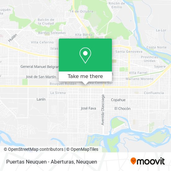 Puertas Neuquen - Aberturas map