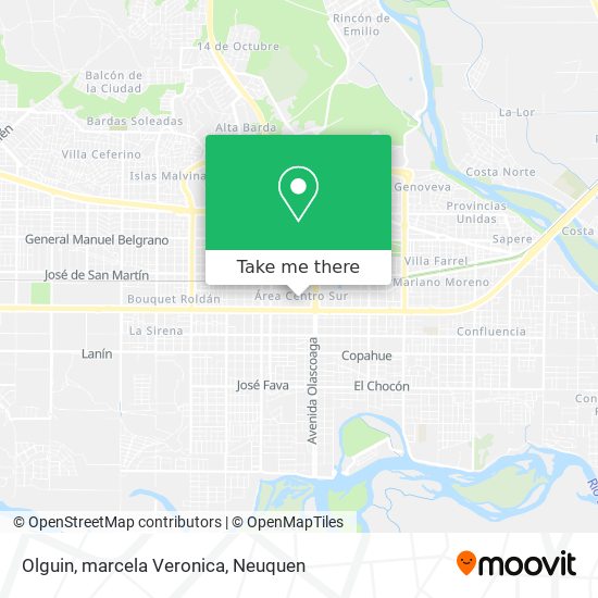 Olguin, marcela Veronica map