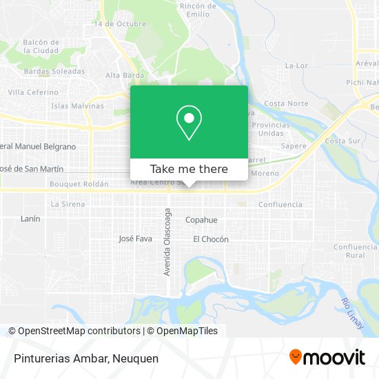 Pinturerias Ambar map