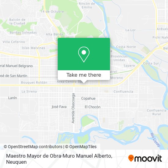 Mapa de Maestro Mayor de Obra-Muro Manuel Alberto