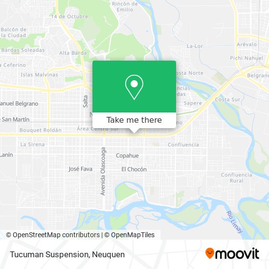 Mapa de Tucuman Suspension