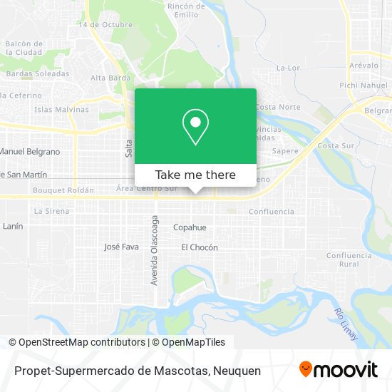 Mapa de Propet-Supermercado de Mascotas
